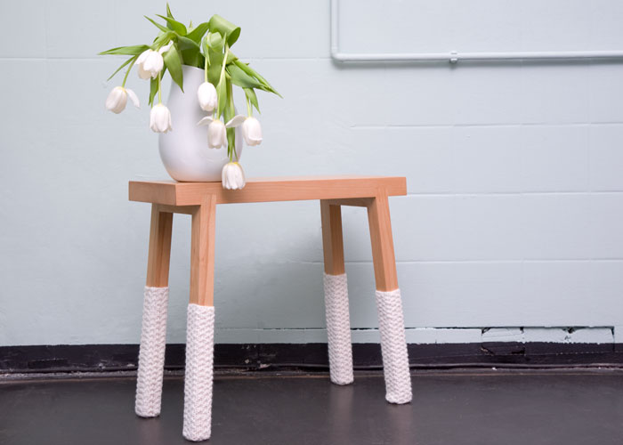 Schemel Hocker & Beistelltisch